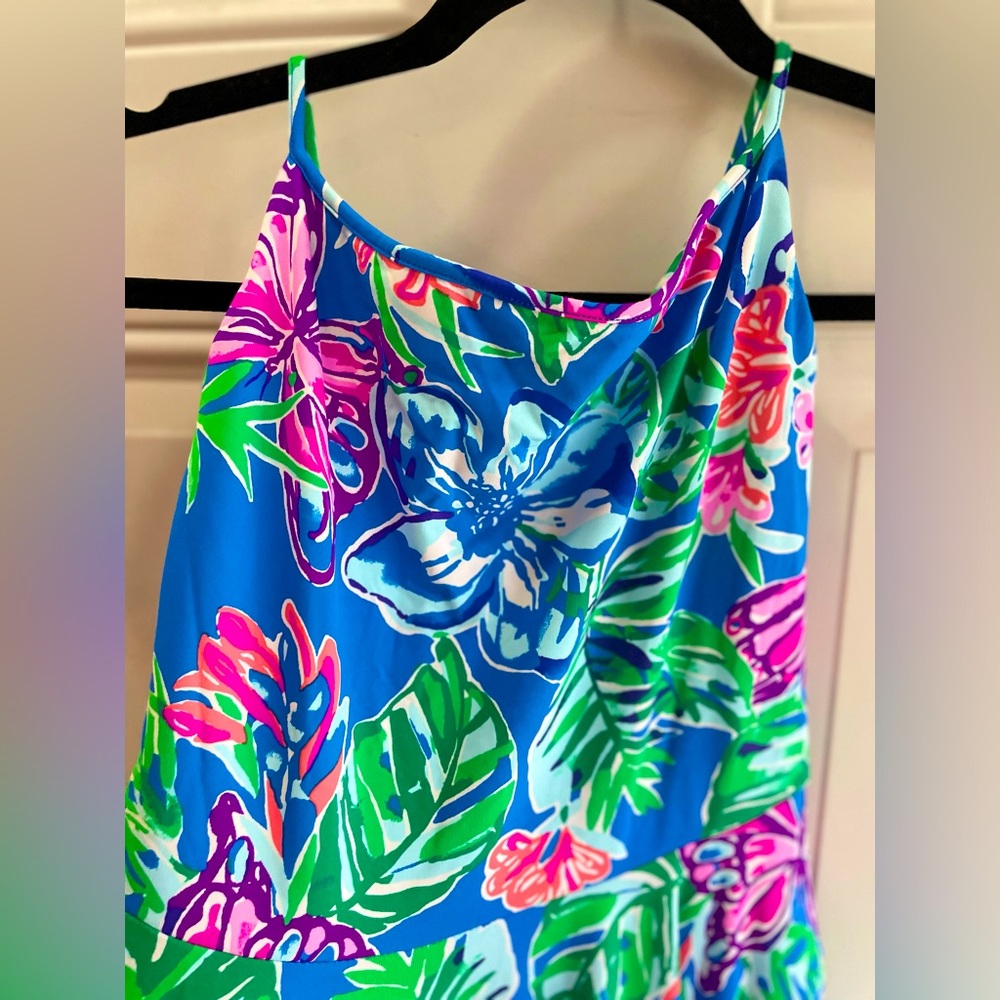 🚫SOLD🚫⭐️⭐️Lilly Pulitzer Cowl Neck/Gator mask Lilshield Long Sleeve50+Dress - Picture 3 of 15
